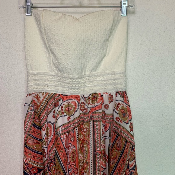 Rue 21 strapless paisley handkerchief dress - Picture 2 of 4